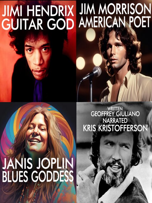 Cover image for Jimi Hendrix Jim Morrison Janis Joplin